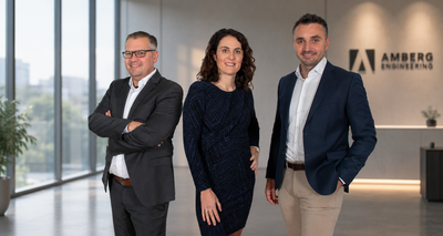 Benoit Garitte (Head of Sales), Laurence Delplace (CEO), Roman Wahlen (Deputy CEO) and Gerd Wieland (Head of Operations)